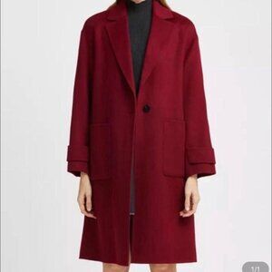 Theory wool cashmere coat